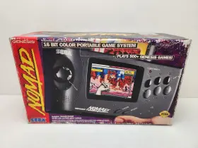 Mk-6101 Sega Genesis Nomad - With Battery Holder And Box Open Used Tested Working