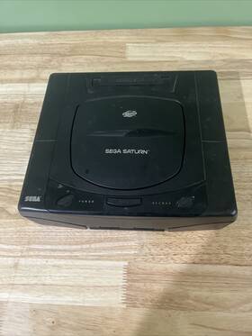 Sega Mk-8000 Saturn Black Console For Parts