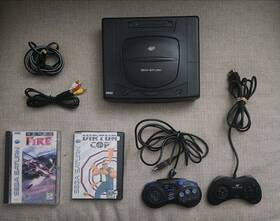Sega Mk-80000a Saturn Console With Oem Controller New A/v Cable And Tested