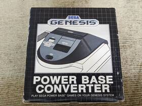Sega Mk1620 Genesis Power Base Converter Complete In Box Cib Tested And Working