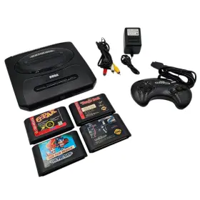 Mk-1631a Sega Mk1631a Genesis Model 2 Console Controller A/v And Power 4 Games Tested Read