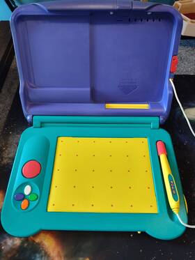 Sega Mk49325 Defective Vintage Pico Gaming Console For Parts - Pen Not Recognised