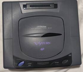Sega Rg-jx1 Victor V Rare Saturn Console Gray Ntsc-j