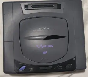 Rg-jx1 Sega Victor V Rare Saturn Console Gray Ntsc-j
