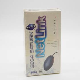 Sega Saturn 010086801088 New Genuine Netlink Shuttle Mouse Black Sealed