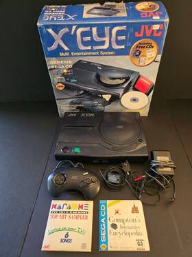 Sega Tg-m10bu Jvc X-eye Xfteye Cd/ Genesis Console With Box And Oem Controller