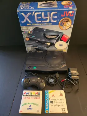 Tg-m10bu Sega Jvc X-eye Xfteye Cd/ Genesis Console With Box And Oem Controller