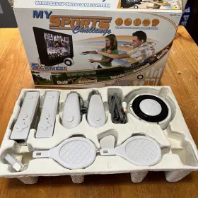 23193 Senario My Sports Challenge Wireless Game System Five Games Set For 2 Players