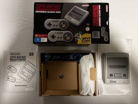 Snes 2400166 Classic Mini European Edition Pal Super Nintendo Cib Case 3rd Controller