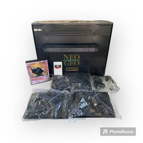 Snk 011443 Rare Neo Geo Aes Us Gold System Console Dog Tag No Manual Tested