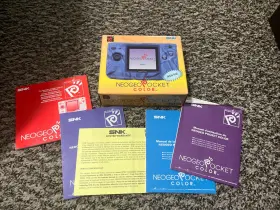 Snk 018484520167 Neogeo Pocket Color Launch Edition Ocean Blue Box And Manuals Only Snk 018484520167 Neogeo Pocket Color Launch Edition Ocean Blue Box And Manuals Only