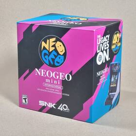 Snk 193071400012 Neogeo Mini International Classic 40th Anniversary Brand New