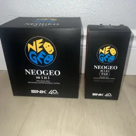Snk 964808400003 Neo Geo Mini Console Classic Arcade 40 Games Included New Pad