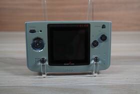 Snk 964808600304 Neo Geo Pocket Color Console Platinum Blue - Tested New Battery Light Yellow