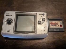 Snk Neop12010 Neo Geo Pocket Color Silver Console With Metal Slug 1st Mission See Description