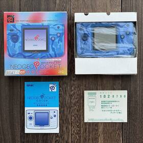 Snk Neop54010 Neo Geo Pocket Color Camouflage Blue System Complete In Box Cib Tested Japan