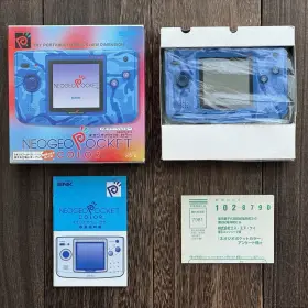 Neop54010 Snk Neo Geo Pocket Color Camouflage Blue System Complete In Box Cib Tested Japan