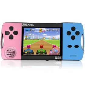 Qs6-pb Snonbros Handheld Video Games For Kids Preloaded 216 Classic Retro Portable Ar