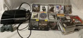 Cechlo1 Sony 0008 Playstation 3 Ps3 Fat Console System Bundle Controller 28 Games Cechlo1 Sony 0008 Playstation 3 Ps3 Fat Console System Bundle Controller 28 Games