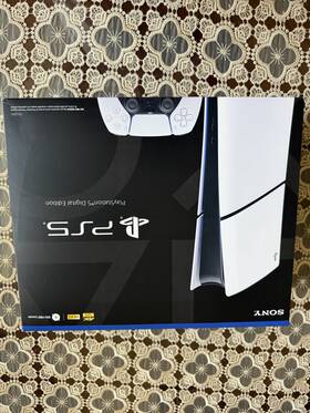 Sony 037873965525 Playstation 5 Slim Console Digital Edition White