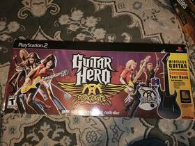 Sony 047875954373 Ps2 Aerosmith Limited Edition Guitar Hero Bundle In Box Complete New