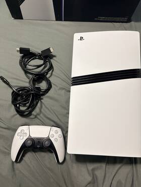 Sony 1000050805 Playstation 5 Pro 2tb Video Game Console - White With Disc Drive