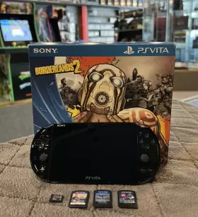 Pch-2001 Sony 3000274 Playstation Vita Borderlands 2 Limited Edition W / Games And Case