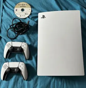 Cfi-1115a Sony 3006608 Ps5 Blu-ray Edition Console- White - Extra Controller