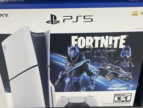 Sony 317754 Playstation 5 Ps5 Slim Cobalt Star Fortnite Disc Edition Console Bundle