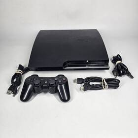 Sony 320gb-ps3 Playstation 3 Ps3 Slim Console Cech-2501b 320gb W Controller Tested