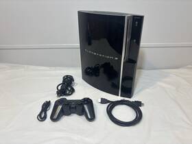 Sony 37523 Playstation 3 40gb Video Game Console Cleaned And Tested With Cables Controller
