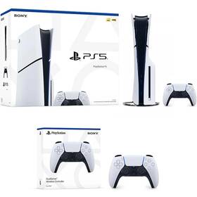 Sony 472000326129 Playstation 5 Slim Console And Extra Dualsense Wireless