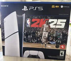 2k25 Sony 611419980403 Playstation 5 Slim Console Digital Edition Nba Bundle Black