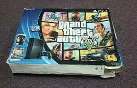 Sony 711719500025 Playstation 4 Gta 5 V Edition 500gb Box Cover Ps4 No System And Game
