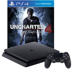 Sony 711719503965 Playstation 4 Slim 500gb Console Uncharted Bundle