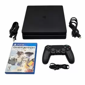 Cuh-2115b Sony 711719510024 Ps4 Console Playstation 4 1tb Slim With Game Controller And Cords Tested