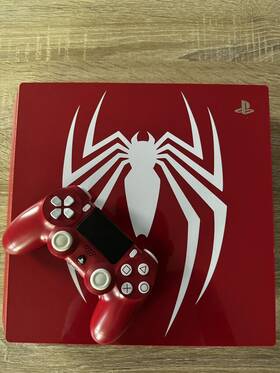 Sony 711719523291 Playstation 4 Pro Marvels Spider 1tb Limited Edition Console