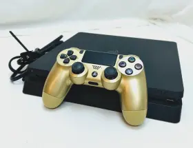 Sony 711719541752 Playstation 4 Slim 1 Tb Console With Controller And Power Cord - Tested Working