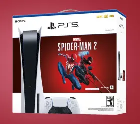 Sony 711719566779 Empty Box For Playstation 5 Disc Spider-man 2 Bundle Only