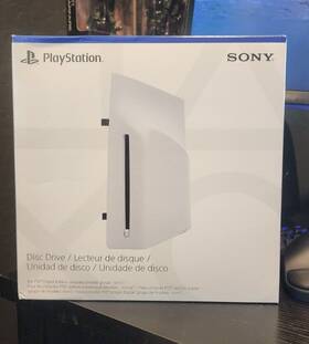Sony 711719579106 Playstation 5 Disc Drive For Ps5 Slim Digital Edition And Pro Consoles