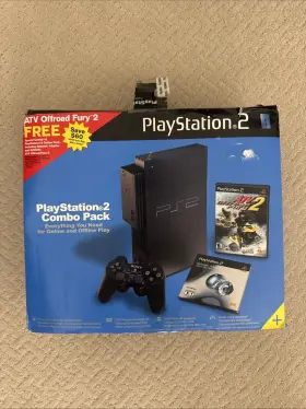 Scph-50001 Sony 711719701408 Read Playstation 2 Ps2 Fat Scph-50001/n Online Combo Pack