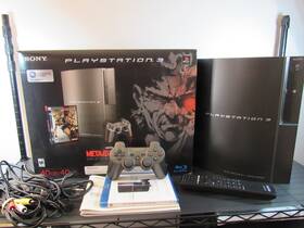 Sony 711719801207 Metal Gear Solid 4 Ps3 Console Gunmetal Gray Konami Exclusive Limited