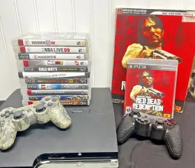 Sony 711719841302 Playstation 3 Console 250gb With Dualshock Controller And 12 Games Bundle