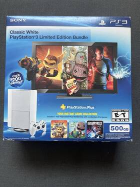 Sony 711719991816 Playstation 3 Super Slim White 500gb Limited Edition Console - Variant