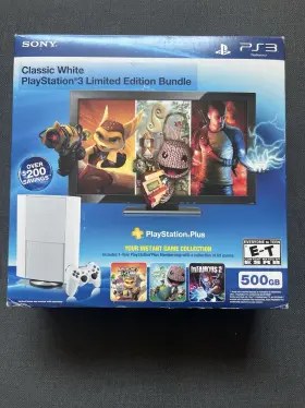 Sony 711719991816 Playstation 3 Super Slim White 500gb Limited Edition Console - Variant