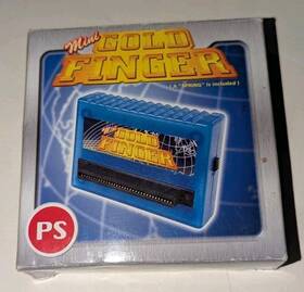Sony 893300101647 Mini Gold Finger For Ps1 Complete In Box Vintage Rare Playstation Cheat Code