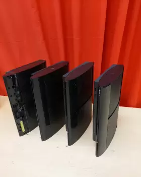 9218029 Sony Lot Of 4 Ps3 Super Slim 500 Gb Consoles Console Black Home Playstation 1500