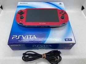 Sony 948872413329 Read Ps Vita Cosmic Red Wi-fi Oled Console Pch-1000 Za03 With Box Ship From Us