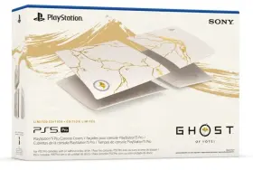Sony 948872416856 Psl Ghost Of Yotei Playstation 5 Pro Cover Gold Limited Edition. In Hand