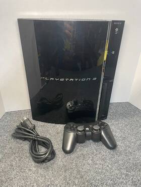 Sony 9699651 Playstation 3 Ps3 Fat Backwards Compatible Console 4 Usb Ports